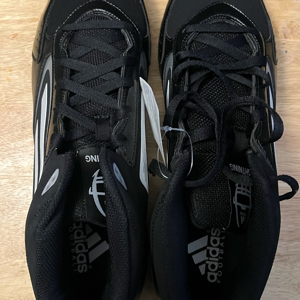 Adidas Men Cleats Lighting LD Football Size 14 Black New - Picture 4 of 8